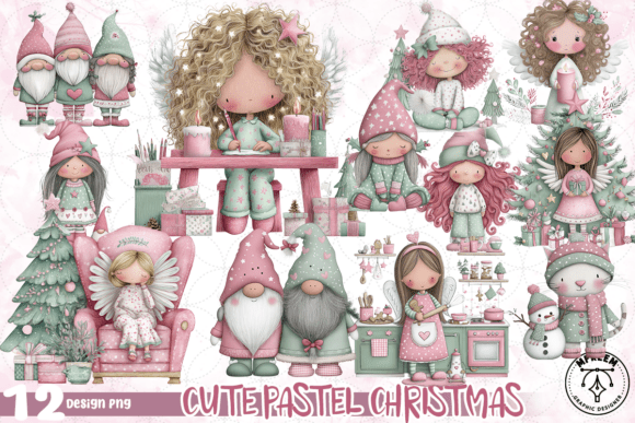 Download Cute Pastel Christmas PNG - Pastel Collection