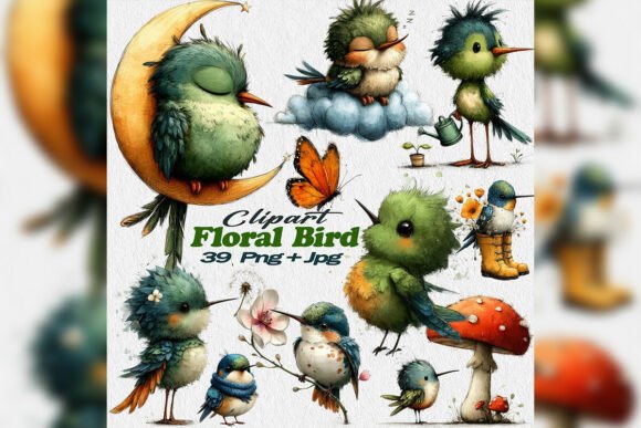 Download Hummingbird PNG Clipart Spring Floral - Bird png Collection
