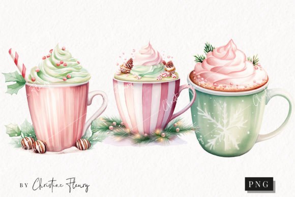 Download Pastel Watercolor Hot Cocoa Clipart - Pastel Collection