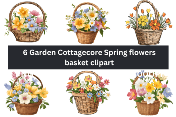 Download Garden Cottagecore Basket Sublimation - Premium Bundle