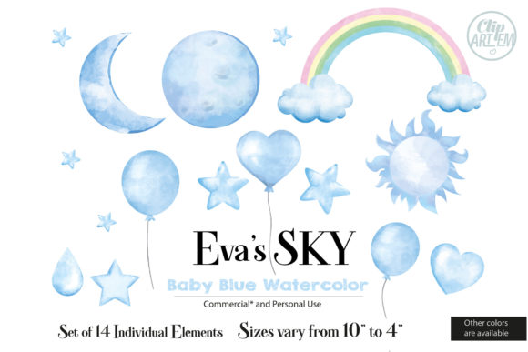 Download Sky Cloud Moon Balloon 14 PNG Images Set - Balloon Collection
