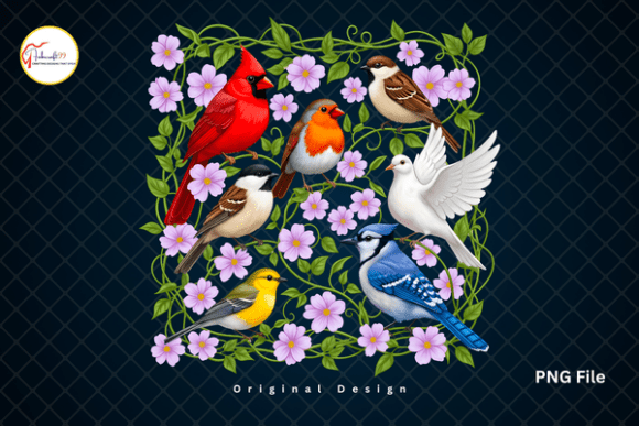 Download Cardinal Robin Blue Jay Floral Bird PNG - Bird png Collection