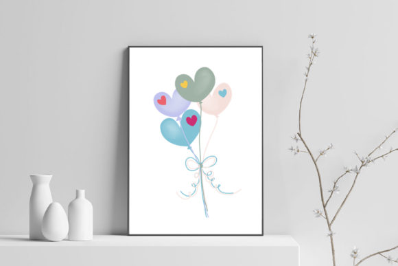 Download Cute Wall Art-Colorful Balloon-Kid Room - Balloon Collection
