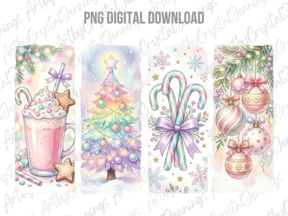 Download Pastel Christmas Watercolor Brushstroke - Pastel Collection